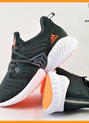 Кроссовки мужские ad!das alphabounce серые адидас (размеры: 41,42,43,44,45)3 фото