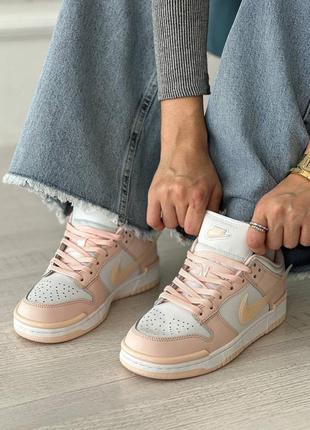 Женские кроссовки nike sb dunk low twist pink