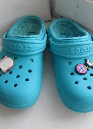 Кроксы crocs клоги сабо утепленные оригинал j1