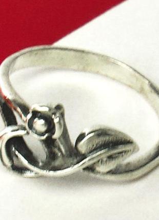 Кольцо перстень серебро ссср 925 проба 2,05 грамма размер 17