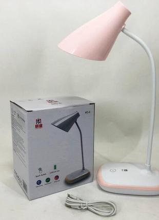 Светодиодная аккумуляторная лампа taigexin led ms-6 настольная лампа с аккумулятором.4 фото