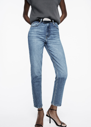 Базовые джинсы-мом1 фото