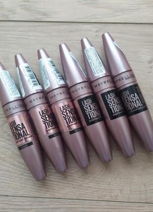 Тушь для ресниц maybelline new york очень чёрная и водостойкая2 фото