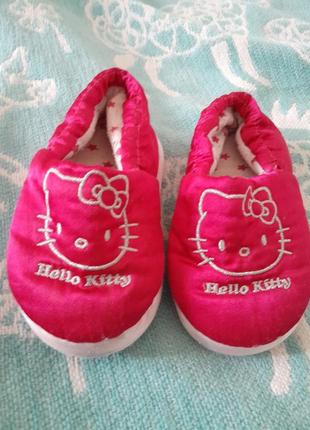 Тапочки детские hello kitty