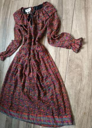 Винтажное шелковое платье jaeger3 фото