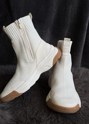 Кроссовки «носки»,хайтопы ,чулки , zara ,36 рр5 фото