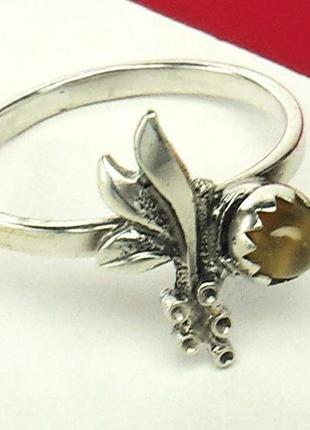 Кольцо перстень серебро ссср 875 проба 1,88 грамма размер 17,53 фото