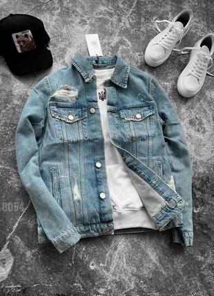 Джинсовка базовая синяя