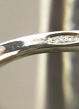 Кольцо перстень серебро ссср 875 проба 1,88 грамма размер 17,58 фото