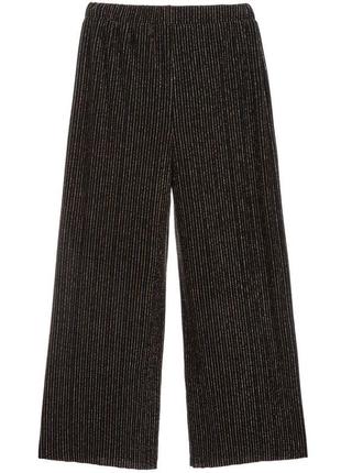 Черные брюки с блёстками блестящие брюки в тонкую полоску sparkle pinstripe pants