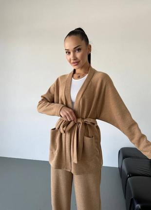 Костюм (светлый беж, чёрный, трава, тёмный беж)🥰