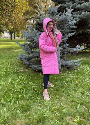 Зимова куртка пальто для дівчинки