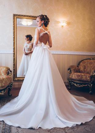 Шикарное свадебное платье "парижель" от armonia1 фото