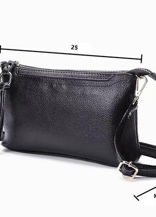 Натуральна шкіряна сумка клатч resexe кросбоді 2023 гаманець плече4 фото