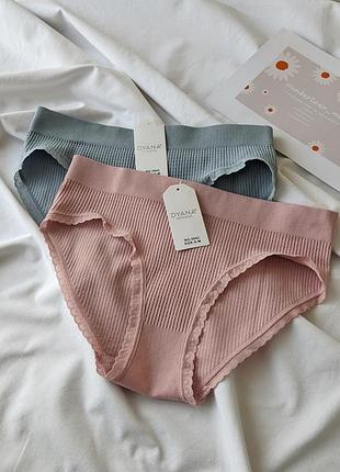 Набор 2 шт женские эластичные бесшовные трусики s m l xl