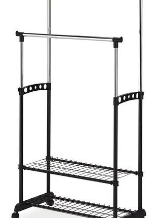 Вешалка напольная signal nova ii bis 169 см черный (novaiib) для одежды