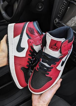 Шикарные женские кроссовки "nike air jordan 1 retro"5 фото