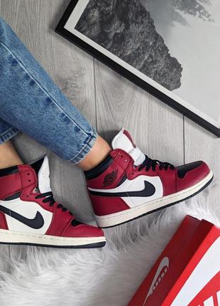 Шикарні жіночі кросівки "nike air jordan 1 retro"