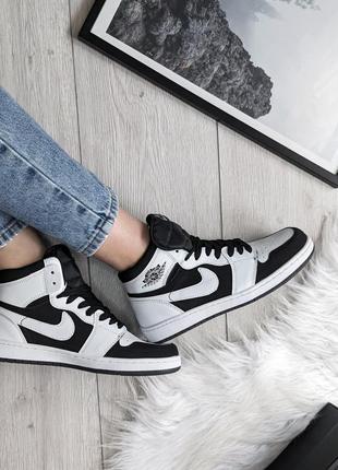 Шикарные женские кроссовки "nike air jordan 1 retro"1 фото