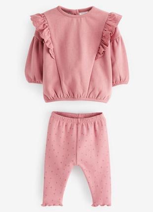 Костюм next для девочки теплый