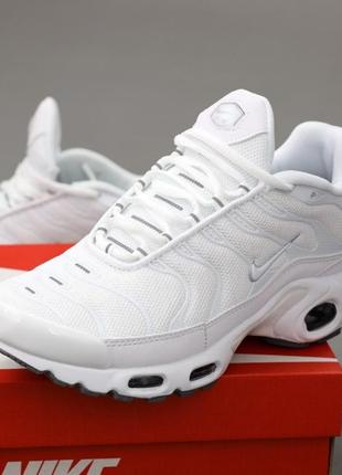 Женские кроссовки nike air max plus tn+ white black 36-37-39-40-41