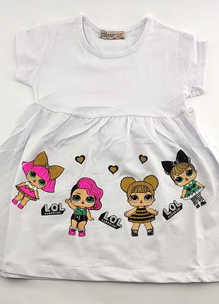 Платье с лолочками