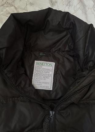 Benetton пуховая куртка  пуховик объемный2 фото