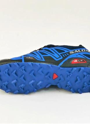 Кроссовки salomon speedcross 3 синие мужские саломон голубые (размеры: 41,44)4 фото