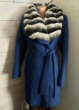Женское зимнее кашемировое пальто1 фото