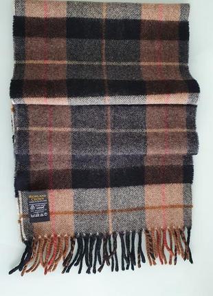 Шерстяной шарф в клеточку highland crown, шотландия