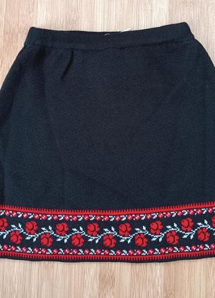Нова спідничка в українському стилі 134 см/68 р, тепла спідниця, етно-стиль, українська юбка