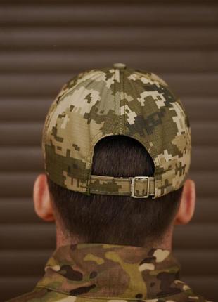 Кепка всу пиксель бейсболка тактическая армейская камуфляжная военная с липучкой под шеврон3 фото