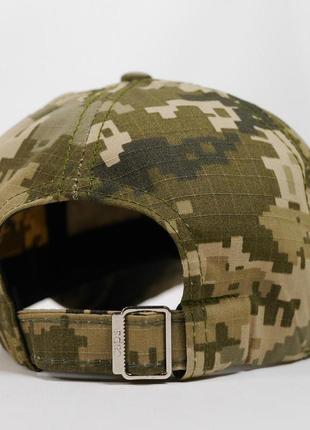 Кепка всу пиксель бейсболка тактическая армейская камуфляжная военная с липучкой под шеврон