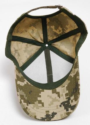 Кепка всу пиксель бейсболка тактическая армейская камуфляжная военная с липучкой под шеврон2 фото