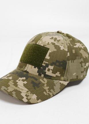 Кепка всу пиксель бейсболка тактическая армейская камуфляжная военная с липучкой под шеврон10 фото