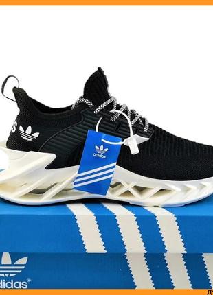 Кроссовки мужские ad!das springblade чёрные с амортизацией адидас (размеры: 43,45,46)3 фото