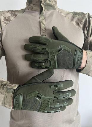 Тактические перчатки mechanix m-pact ( хаки / койот )