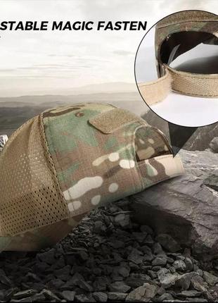 Тактическая военная армейская кепка бейсболка каратель the punisher з ліпучками (...