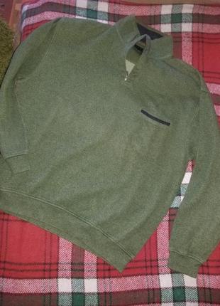 Чоловічий джемпер сведр свитер у рубчик3 фото