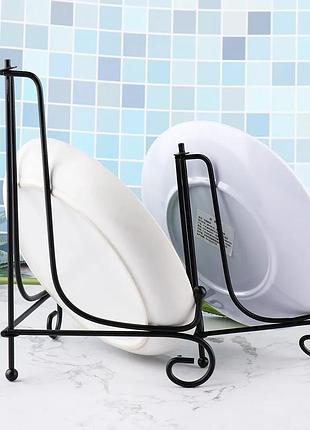 Металлическая подставка 20 см для фото, часов, тарелок, картин