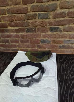 Військові балістичні тактичні протиосколкові окуляри з чохлом для зберігання2 фото