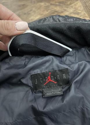 Теплая, зимняя спортивна куртка, пуховик jordan6 фото