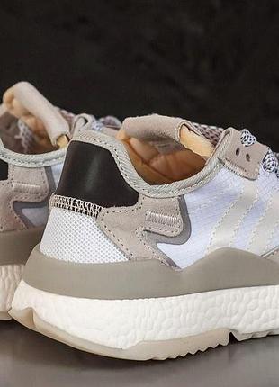 Шикарные женские кроссовки adidas preto nite jogger4 фото