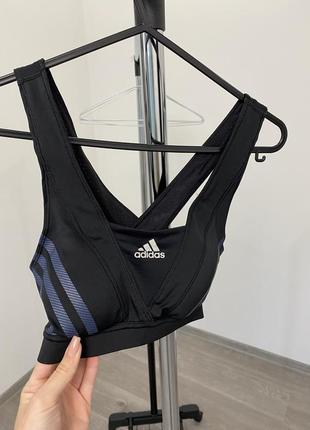 Спортивный женский женский женский кроп топ топик для бега для спорта adidas