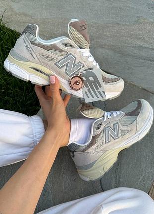 Кросівки new balance 990 beige