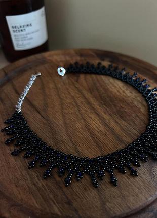 Силянка з бісеру прикраса на подарунок кольє