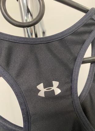 Спортивный женский женский женский кроп топ топик для бега для спорта under armour3 фото