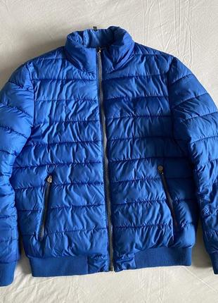 Красивая синяя курточка мужская или унисекс6 фото