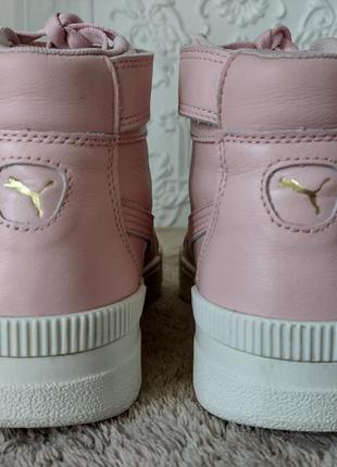Puma coli sport жіночі кросівки рожеві шкіра.6 фото