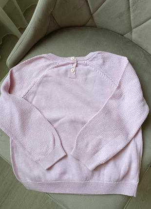 Світшот свитшот кофта кофточка светр светрик рожевий кицька джемпер2 фото